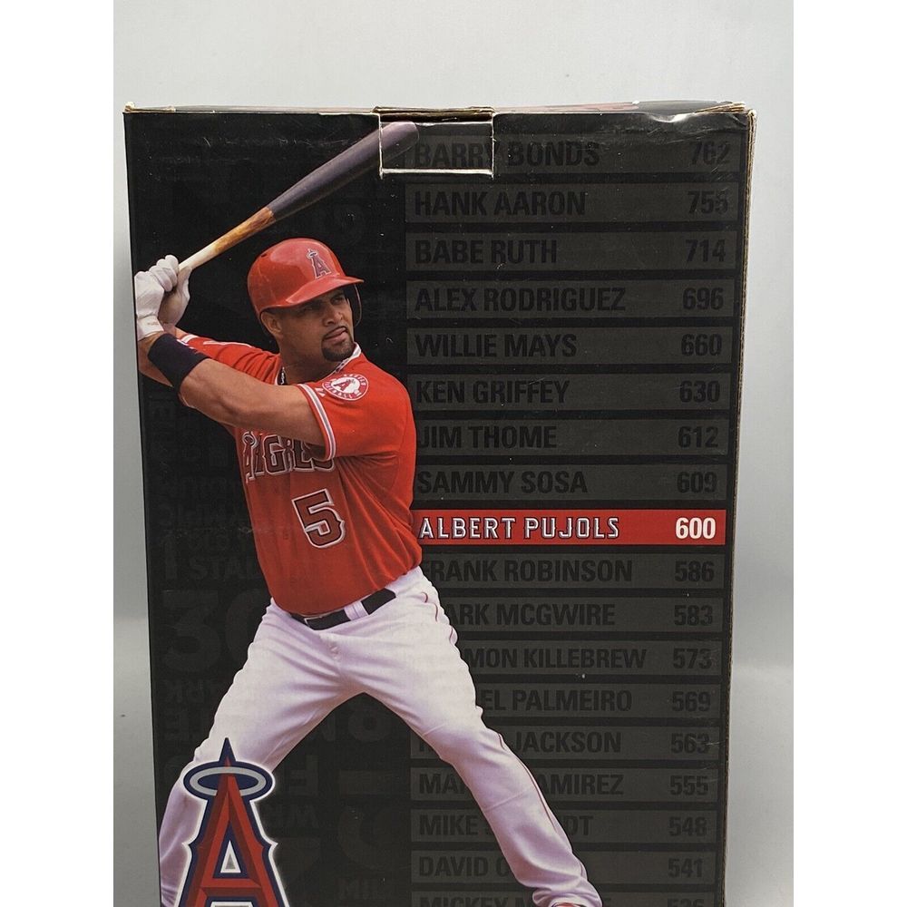2017 LA Angeles SGA Albert Pujols 600 HR Home Run Bobblehead. NIB.